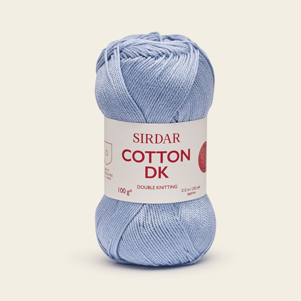 Sirdar Cotton DK Yarn 100g Ball UK1