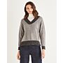 Sirdar Haworth Tweed Womens Crossover V neck Sweater 10151 