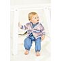 Stylecraft Bambino Prints DK Childs Cardigan and Sweater Pattern 9843 41-46cm