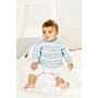 Stylecraft Bambino Prints DK Childs Cardigan and Sweater Pattern 9843 41-46cm