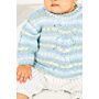 Stylecraft Bambino Prints DK Childs Cardigan and Sweater Pattern 9843 41-46cm