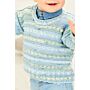 Stylecraft Bambino Prints DK Childs Cardigan and Sweater Pattern 9846 41-46cm