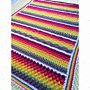 Cosy Autumn Rainbow Blanket Crochet Pattern Kit in Stylecraft Special DK -  By EmKatCrochet