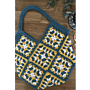 Sea Breeze Granny Square Tote Bag Crochet by Cat Neil in WoolBox Imagine Classic DK
