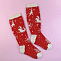 Christmas Scene Socks Knitting Kit in West Yorkshire Spinners Signature 4 Ply by Kelly Menzies
