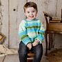 Emu Batik DK Childs Crew Neck Jumper 5003 Knitting Pattern  2-5 years