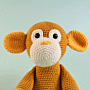 Golden Monkey Crochet Pattern in WoolBox Imagine Classic DK KIt - By Heather Gibbs
