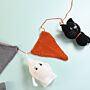 Halloween Bunting Pattern in WoolBox Imagine Classic DK by Amanda Berry
