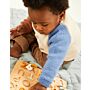 Sirdar Baby Colour Block Cardigan in Snuggly DK Knitting Pattern Download 5488 