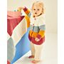 Sirdar Baby Colour Block Duffle & Blanket Set in Snuggly DK Knitting Pattern Download 5492