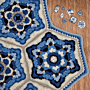 Janie Crow Delft Crochet Blanket Kit in Stylecraft Life DK