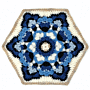 Janie Crow Delft Crochet Blanket Kit in Stylecraft Life DK