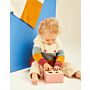 Sirdar Baby Colour Block Duffle & Blanket Set in Snuggly DK Knitting Pattern Download 5492