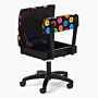 Sew Stylish Hydraulic Sewing Chair Bright Buttons Design Multi 54 x 52 x 28 cm