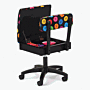 Sew Stylish Hydraulic Sewing Chair Bright Buttons Design Multi 54 x 52 x 28 cm