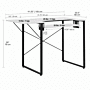 Sew Stylish Sewing Machine Table With Folding Top Assorted 92 x 66 x 10 cm