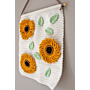 Sunflower Wallhanging Crochet Pattern by Zoe Potrac in Sirdar Happy Cotton DK