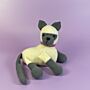 WoolCats Siamese Crochet Pattern Kit by Heather Gibbs in WoolBox Imagine Classic DK
