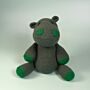 Green Hippo Crochet Pattern by Heather Gibbs in WoolBox Imagine Classic Anti-Pilling DK