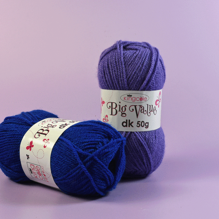 King Cole Big Value DK Yarn 50 grm Ball main product photo