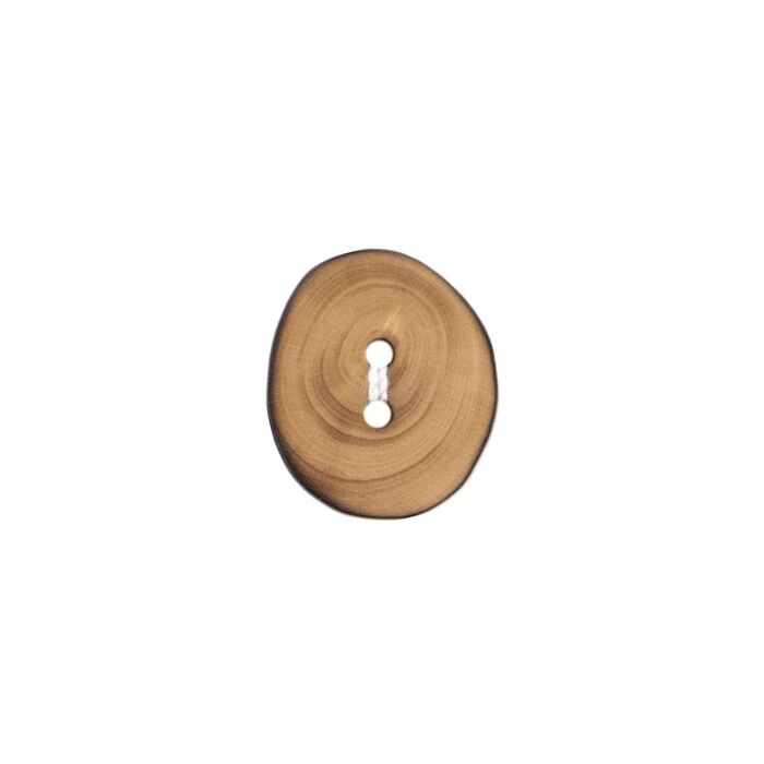 Milward Carded Buttons Wooden Beige 18mm Pack of 3 main product photo