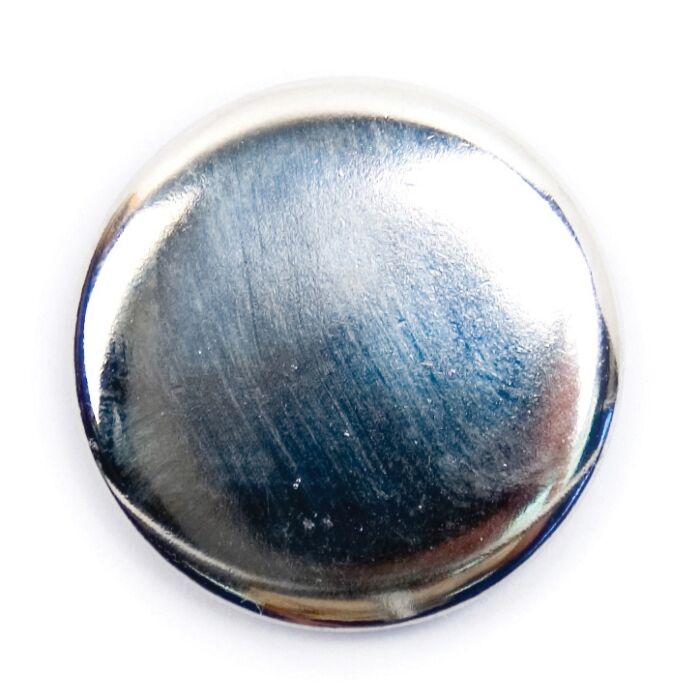 Milward Carded Buttons Metal Silver 22mm Pack of 2 main product photo