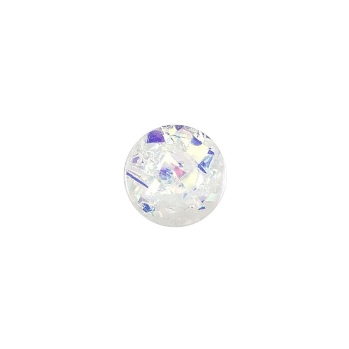 Milward Carded Buttons Sparkle Pattern White 17mm Pack of 2 main product photo