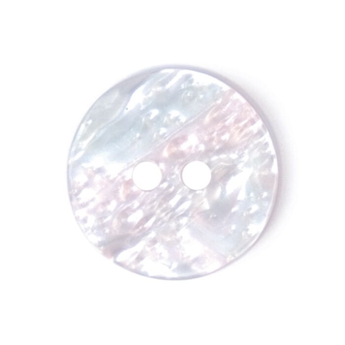 Milward Carded Buttons Round 2 Hole White 15mm Pack of 4 main product photo