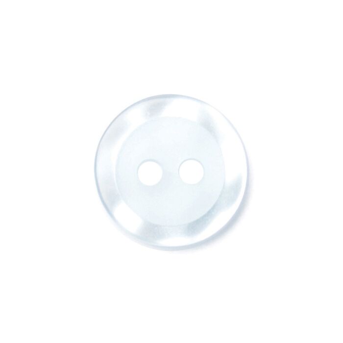 Milward Carded Buttons Rimmed 2 Hole Sky Blue 11mm Pack of 7 main product photo