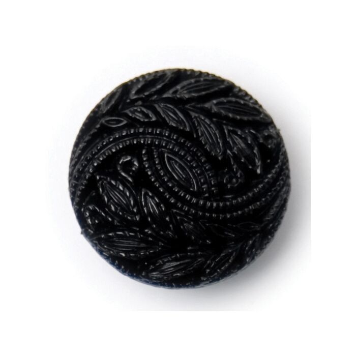 Milward Carded Buttons Round Patterned Shank Navy 15mm Pack of 4 main product photo