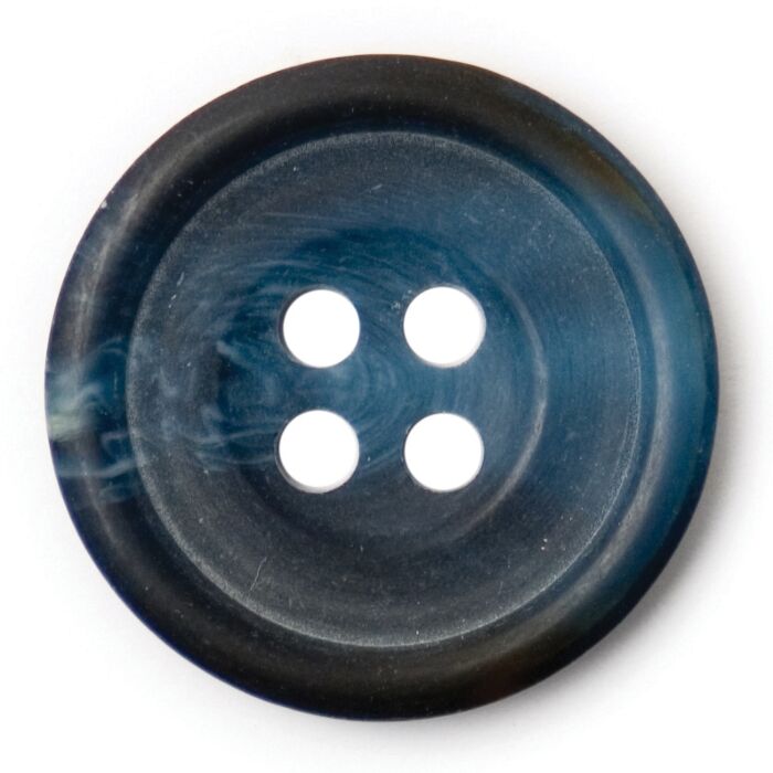 Milward Carded Buttons Rimmed 4 Hole Royal 20mm Pack of 3 main product photo