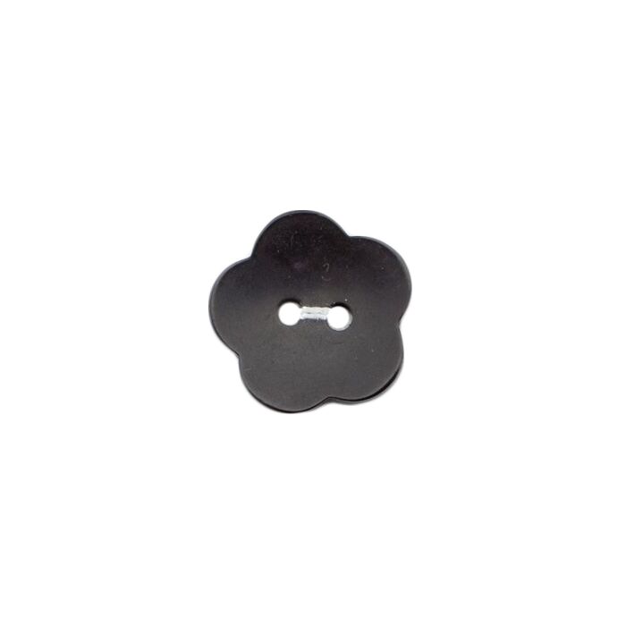 Milward Carded Buttons Flower Black 20mm Pack of 2 main product photo