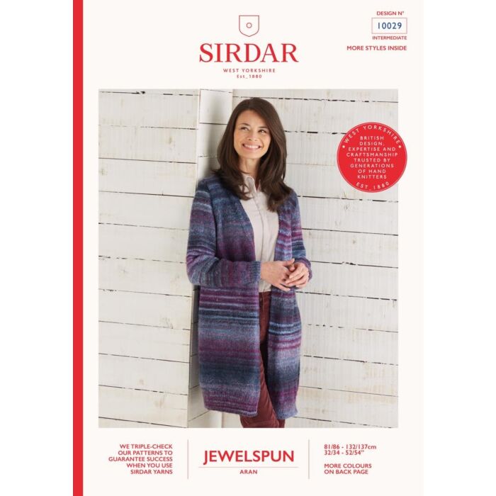Jewelspun Long Line Jacket 32-34 to 52-54in main product photo