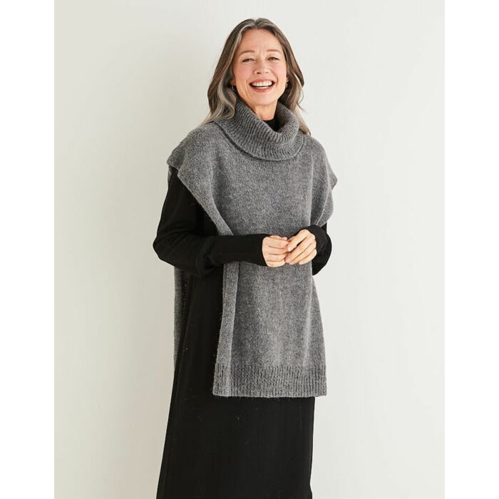 Sirdar Saltaire Womens Roll Neck Tunic 10182 81-137cm 32-54 - Downloadable main product photo