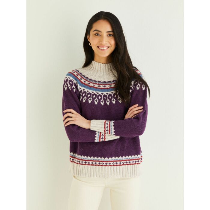 Sirdar Cashmere Merino Silk DK Ladies Sweater Pattern 10308 81cm-137cm main product photo