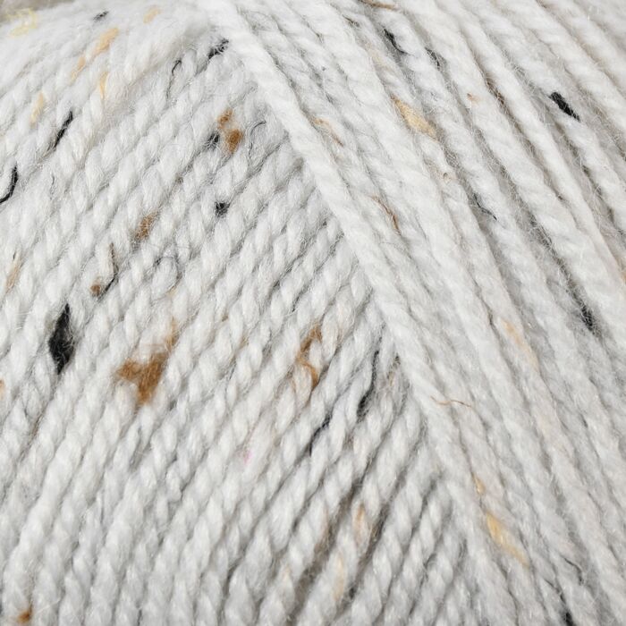 James C Brett Rustic Aran DAT22 Natural with Black Beige Fleck 400g main product photo