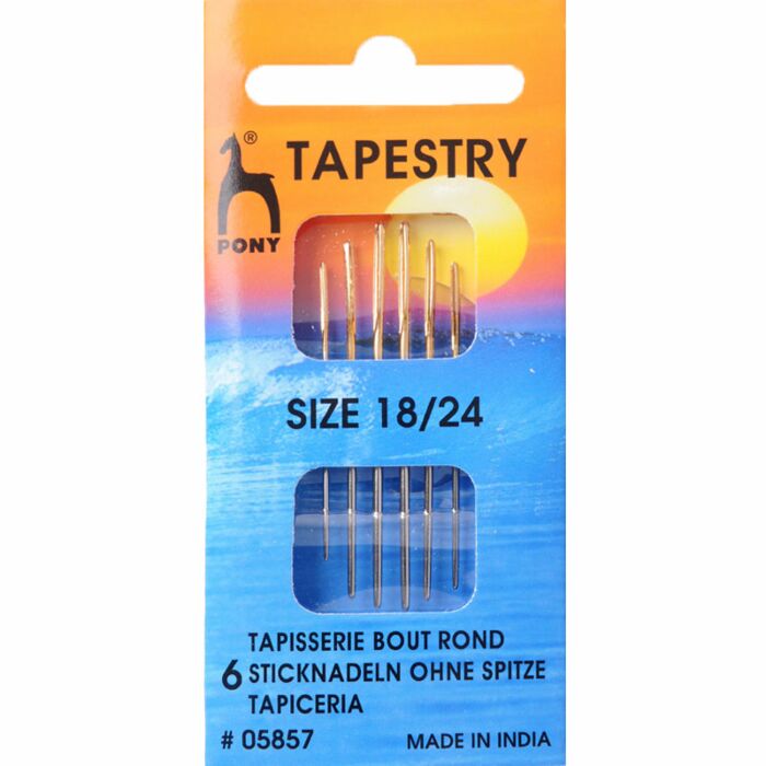 Pony Hand Sewing Needles: Tapestry 18 to 24 main product photo