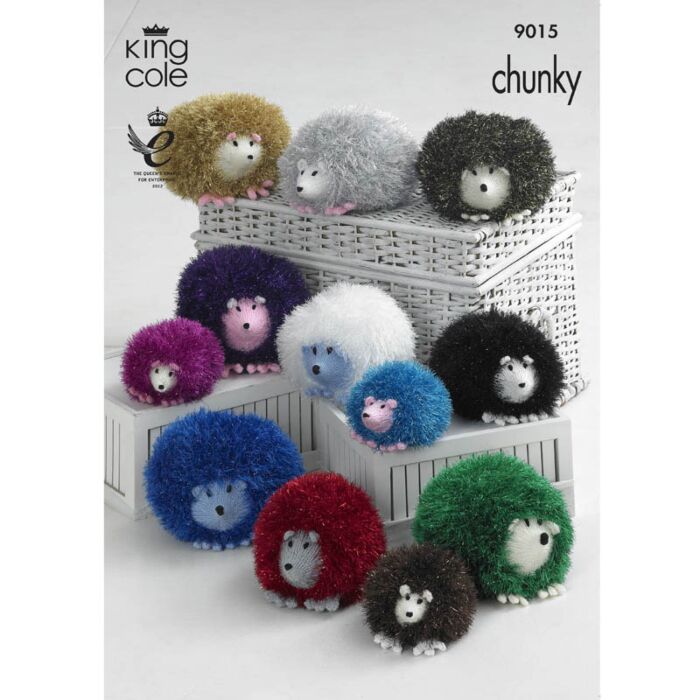 King Cole Hedgehog Tinsel Chunky Pattern 9015 main product photo