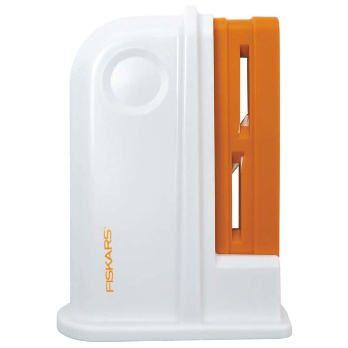 Fiskars Universal Scissor Sharpener White Orange main product photo