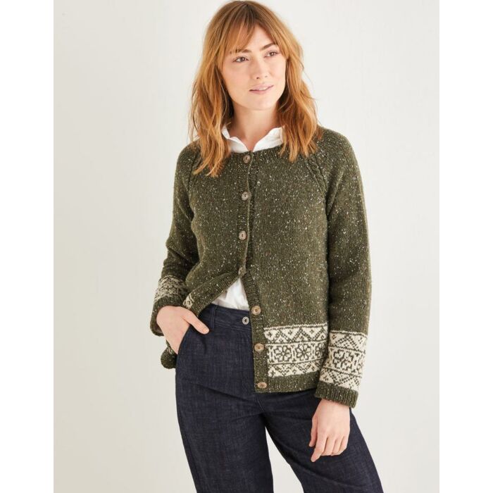 Sirdar Haworth Tweed Womens Yorkshire Fairisle Cardigan 10156 