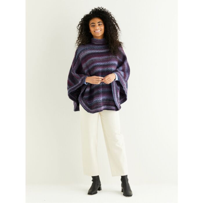 Sirdar Jewelspun Aran Ladies Poncho Pattern 10287 81cm-137cm main product photo