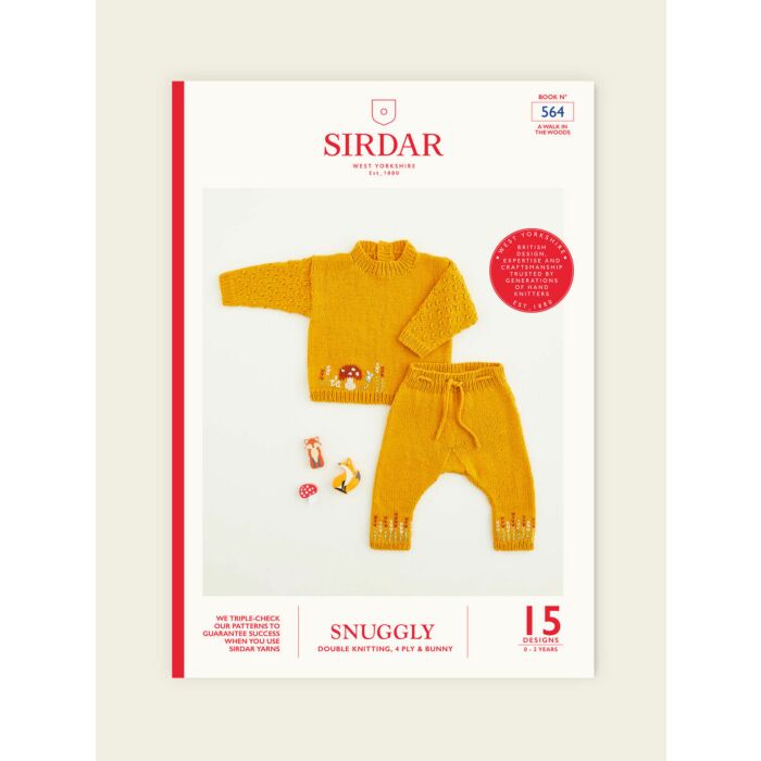 Sirdar Snuggly A Walk in the Woods in Snuggly DK and Snuggly Bunny Pattern Book 564 main product photo