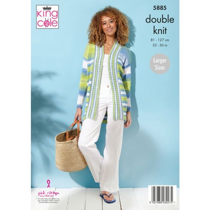 King Cole Tropical Beaches DK Sweater and Jacket Pattern main product photo