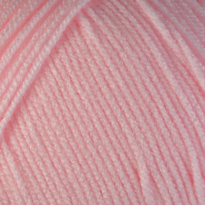 Woolcraft Acrylic Aran Yarn Baby Pink 404 400g main product photo