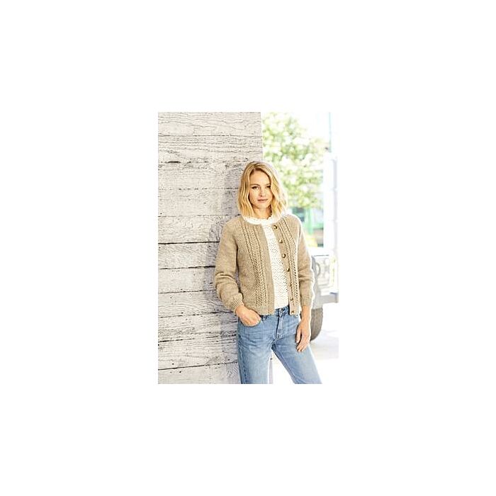 Stylecraft Highland Heathers Cardi Accessory Pattern 9797 32-34 - 48-50 main product photo