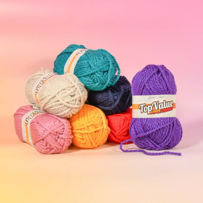 James C Brett Top Value Super Chunky Yarn - 100 grm Ball main product photo