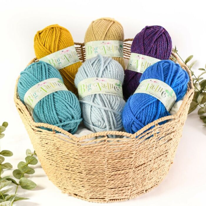 King Cole Big Value Super Chunky Yarn - 100g Ball main product photo