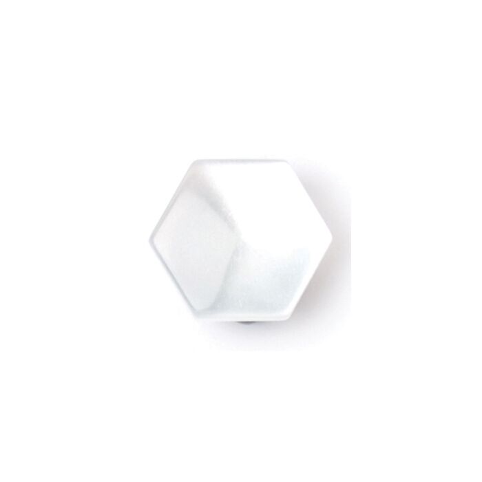 Milward Carded Buttons Hexagon Shank White 11mm Pack of 5 main product photo