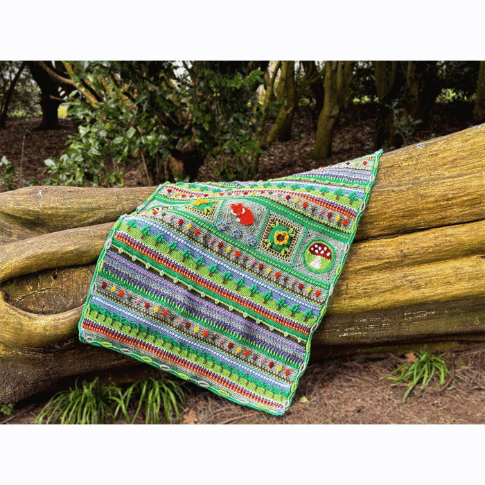 King Cole Woodland Wonders A Crochet Along Blanket in Big Value DK - Yarn Pk  23 x 50g