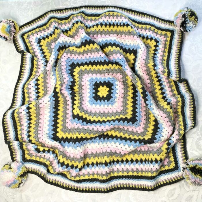 Pom Pom Candy Yarn Kit (6 balls) by @thecrochetedcabin